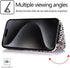 uCOLOR Compatible with iPhone 15 Pro Max 6.7" Wallet Case with Card Holder Slot Folio Flip Leather Kickstand Magnetic Clasp and RFID Blocking Desi...