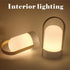 LED Outdoor Rechargeable Lantern Table Lamp Camping Lanterns Small Lanterns Battery Powered Portable Lantern Night Light Desk Lamp Cordless Lamp P...