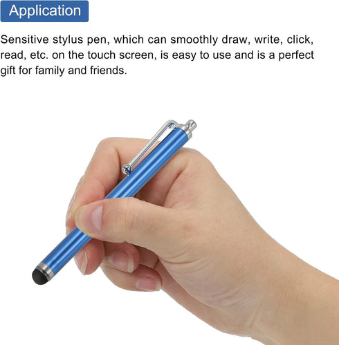 MECCANIXITY 5pcs Stylus Pens for Touch Screens Universal Capacitive High Sensitivity for Phone Tablet All Capacitive Touch Screen Device, Dark Blu...