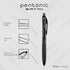Pentonic BR-T Retractable Ballpoint Pens, 18 Count, Black Ink, 0.7 mm Fine Point, Smooth Writing For Journaling, Office & School (PEN12124)...