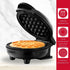 Holstein Housewares Personal/Mini Waffle Maker, Non-Stick Coating, Black - 4-inch Waffles in Minutes, Ideal for Breakfast, Brunch, Lunch or Snacks...
