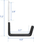 Heavy Duty Steel Hooks ,Garage Storage Utility Hooks,Heavy Duty Tool Organizer,Steel Wall Mount Hooks, Hose Hanger, Steel Garage Garden Hooks (2)...