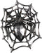 Gothic Spider Black Crystal Brooch Pin - Elegant Halloween Costume Jewelry...