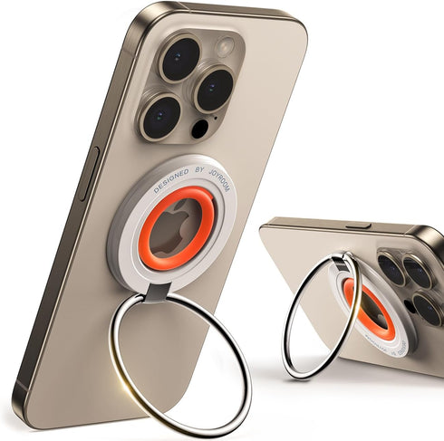 JOYROOM for Magsafe Phone Grip Holder Kickstand Magnetic Phone Ring Holder Stand for Magsafe Phone Ring Camera Snap for iPhone 15 14 13 12/Pro/Max...