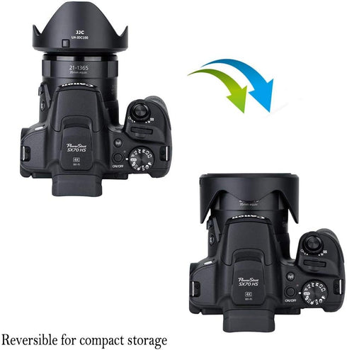 67mm Lens Hood Shade & Filter Adapter for Canon PowerShot SX70 HS SX540 HS SX530 HS SX520 HS G3 X SX60 HS SX50 HS SX40 HS SX30 IS SX20 IS Replaces...