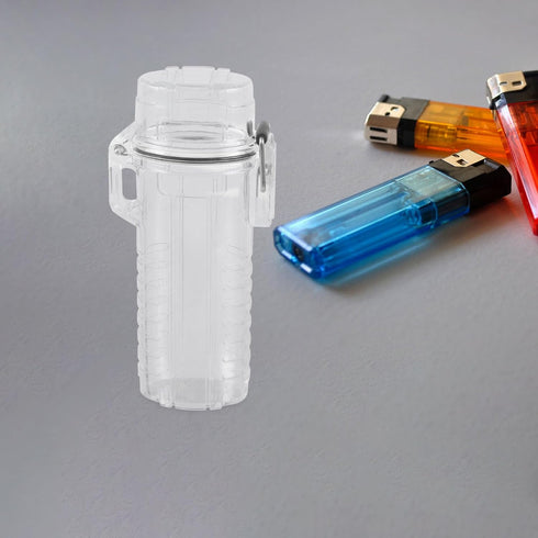 1PCS Clear Coat Waterproof Lighter - Lighter Cover Lighter Protective Sleeve,Clear Lighter Case Lighter Protector,Lighter Organizer Case Plastic P...