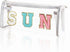 Stanaway Clear Pencil Bag Preppy- Chenille Varsity letter Cosmetic Bag Classy Waterproof Portable Transparent PVC Zipper Clutch Bag Pencil Bag for...
