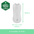 SwaddleMe by Ingenuity Compression Baby Swaddle Pod, Two-Way Zipper for Easy Diaper Changes, Improves Sleep & Calms Startle Reflex, 0-2 Months, 1....