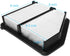 Engine Air Filter Compatible with 2016-2018 Honda Civic 2.0L Extra Guard Rigid Panel 17220-5BA-A00, 172205BAA00...