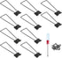 10 Pcs Easel Back, Iron Picture Frame Easel Back, Photo Frame Easel Back Stand with Screws & Screwdriver (Black)...