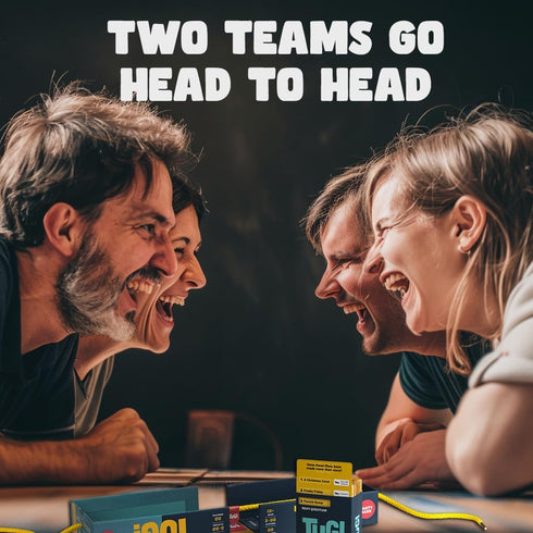Trivia Battle Board Game | 2-20 Players | Tuga War in a Box | Party Game | Adults & Kids 12 13 14 15 + | 1400 Questions | Best Fun Card Games for ...