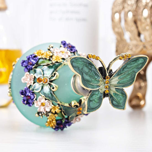 H&D HYALINE & DORA H&D Retro Mini Green Butterfly Perfume Bottle 24ml...