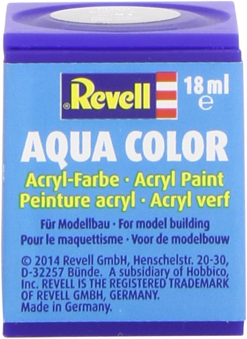 Revell 18ml Aqua Color Acrylic Paint (Steel Metallic Finish)...