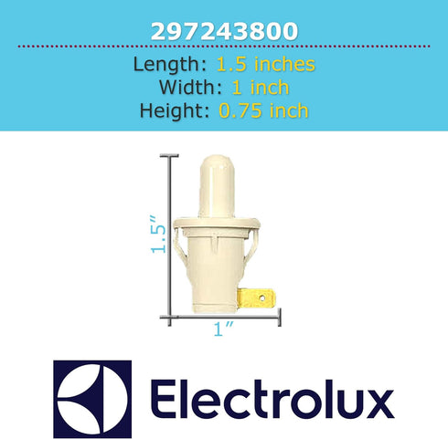 Electrolux 297243800 Light Switch