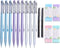 Clear Beads Top Style 0.7mm Mechanical Pencils Set, 9pcs Mechanical Pencils and 80pcs 0.7mm Refill and 4pcs Erasers for School Writing, Drafting G...