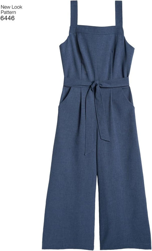 NEW LOOK Patterns Misses' Jumpsuits and Dresses A (6-8-10-12-14-16-18) 6446...