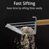 Stainless Steel Cat Litter Scoop with Holder Stand, Heavy Duty and Easy Clean...