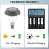 1.2V Ni-Mh AA Rechargeable Battery 600 mAh Double A Battery for Outdoor Garden Lights Solar Light Pathway Lights 8 Packs...