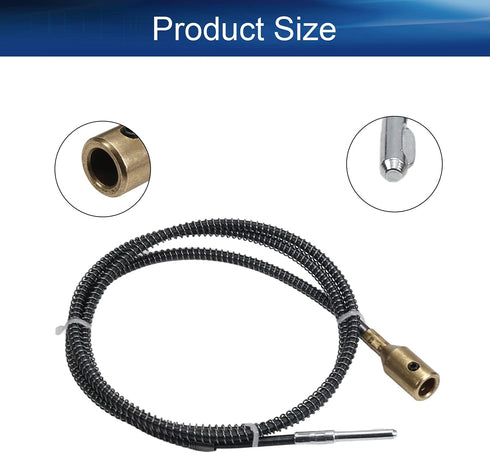 Auniwaig Flexible Shaft Core Drill Shaft Extension Accessories Tool for Bench Grinder Drill Press Compatible Rotary Grinder Tool...