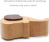 Pencil Holder Creative Elephant Gifts Toys Wooden Cute Pencil Holder and cell Phone Stand Organizer for Office Desk......