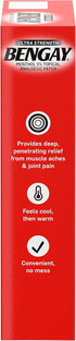 Bengay Ultra Strength, Pain Relieving Patch, Large Size, 4 Count...