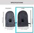 Penny & Niko Microfiber Pet Towel Mitts - Paw Cleaning and Drying Mitts/Gloves for Dogs and Cats (Large - 2 Pack, Gray)...