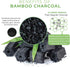 Enoch Bamboo Charcoal Air Purifying Bags (4 Packs) Activated Odor Moisture Absorber, Natural Air Freshener. Air Deodorizer Dehumidifier Bags for H...