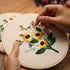 Embroidery Kit for Beginners,Cross Stitch Kits for Adults DIY Craft 3pcs Embroidery Pattern Needlework Fabric Embroidery Thread and Needles 1pcs E...