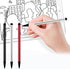 3Pcs Black?Silver and Red Universal Phone Tablet Touch Screen Pen Stylus for Android iPhone iPad Flimikun?Accessories?Stylus Pens...