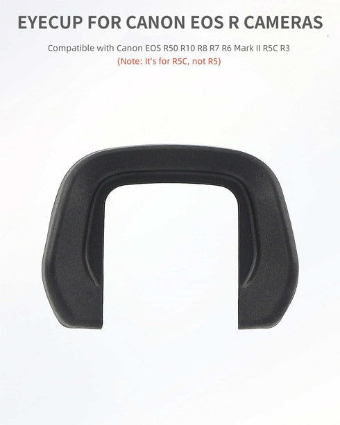 Camera Eyecup Viewfinder Eyepiece + Bubble Spirit Level Hot Shoe Cover Cap Protector Kit compatible for Canon EOS R50 R10 R8 R7 R6 Mark II R5C R3 ...