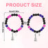 2pcs TV Girl Bracelet, Friendship Matching Magnetic Couple Bracelet Love Guitar Heart Beads Bracelets for Best Friends Bff Cosplay Accessories for...
