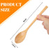 Wooden Spoons, 6PCS 9 Inch Wood Soup Spoons for Eating Mixing Stirring, Long Handle Spoon for Japanese Style Home Kitchen Cooking Stirring...