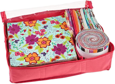 Missouri Star Storage Bag for Precut Fabrics for Quilting | Sewing Box Organizer Holds Fat Quarters, Charm Packs, Layer Cakes NOT4051 Missouri Sta...