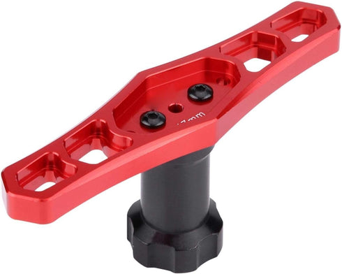 RC Wheel Nut Wrench, 17 mm RC Wheels and Tires Wheel Nut Sleeve Wrench Tool, 17mm Hex Socket for RC Car Tire Maintenance Tool for RC Car Airplane...