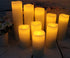 Flameless Candles Battery Operated Candles 4" 5" 6" 7" 8" 9" Set of 9 Ivory Real Wax Pillar LED Candles with 10-Key Remote and Cycling 24 Hours Ti...