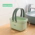 JiatuA Shower Caddy Baskets Plastic Storage Baskets Bins with Silicone Handles, Cleaning Supplies Organizer for Bathroom, Kitchen, Closet, Bedroom...