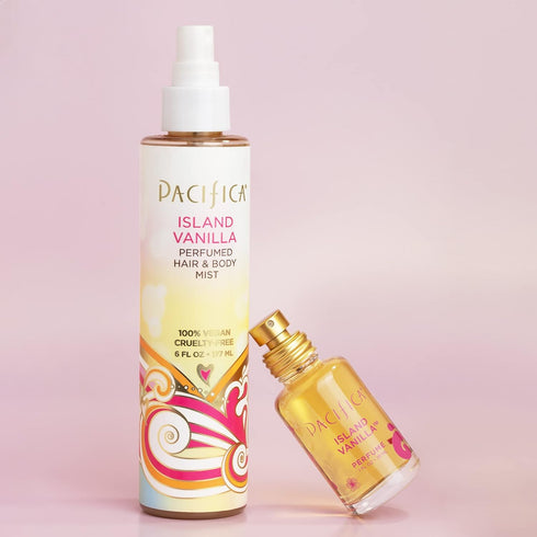 Pacifica Beauty, Island Vanilla Hair Perfume & Body Spray, Best Warm Vanilla Scent, Natural & Essential Oils, Alcohol Free, Clean Fragrance, Vegan...