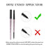 Eyebrow Pencil Double Ended, Waterproof Natural Brow Enhancing Pen, Long lasting Eye Makeup, Pack of 1, Black...