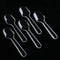500 Pcs Disposable Clear Plastic Mini Spoon Best for Jelly Pudding Yogurt Ice Cream Desert Cake Appetizer Party...