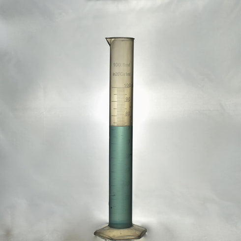 TN Lab Graduated Measuring Cylinder 100ml Polypropylene 8-Pack...