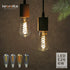 6 Pack ST19(ST58) LED Edison Bulb, Vintage LED Filament Bulb,Softy White 2700K, Antique Flexible Spiral LED Filament Light Bulb, Dimmable 600LM, 6...