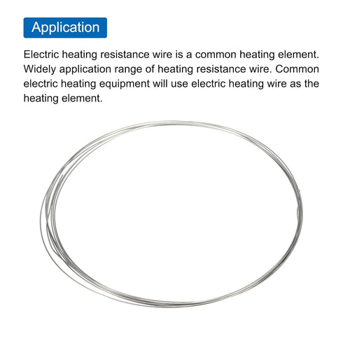 MECCANIXITY 20 Gauge Nichrome 80 Cr20Ni80 Heating Resistance Wire 13ft High Temperature for Electronic Components Repairing...