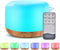 300ML Essential Oil Diffuser, Remote Control Ultrasonic Aromatherapy Oil Diffusers Cool Mist Humidifier, Waterless Auto-Off and 7 LED Light Colors...