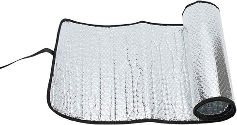 Winunite Windshield Sun Shade Compatible with Jeep Wrangler TJ JK JKU 2/4 Door 1997-2017 - Car Front Window Heat Shield, Roll Up Sunshade Visor Ma...