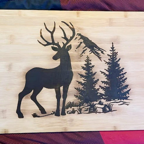 Animal Wood Burning Stencils for Painting 12” Deer Stencils Horse Stencil Bear Wolf Moose Drawing Templates for T-Shirt Fabric Wood DIY Crafts...