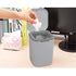 Recycled Tiny Desktop Trash Can, Car Waste Can, 0.5 Gallon (Gray)...