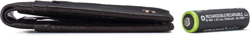 Alpine Swiss Delaney Men’s Slimfold RFID Protected Wallet Nappa Leather Comes in a Gift Box Brown...