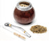 BALIBETOV Yerba Mate Gourd Set (Original Natural Handmade Yerba Mate Cup Argentina) - Includes Mate Tea Cup, Bombilla (Mate Straw) and Clean Brush...