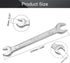 Utoolmart 8mm x 10mm Double Open End Wrench, 123mm Length Metric Wrench, Crowfoot Wrench, 45# Carbon Steel, Chrome Plated...