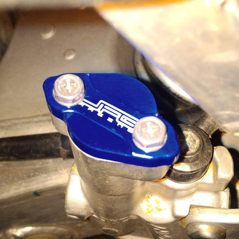 Motorcycle Front And Rear Brake Fluid Reservoir Cover CNC Cap Set Compatible To YZ125 YZ250 YZ426F-450F 08-21 YZ250F 07-21 YZ125X WR250F 17-21 YZ2...